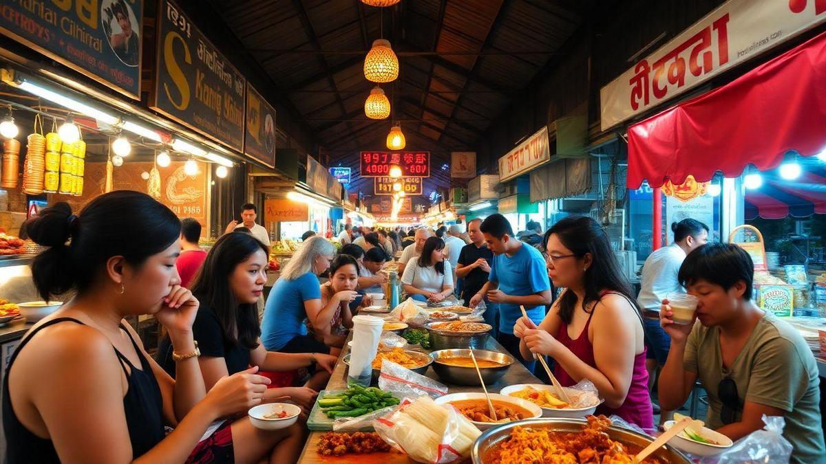 A Experiência de Comer em Chiang Mai A Experiência de Comer em Chiang Mai