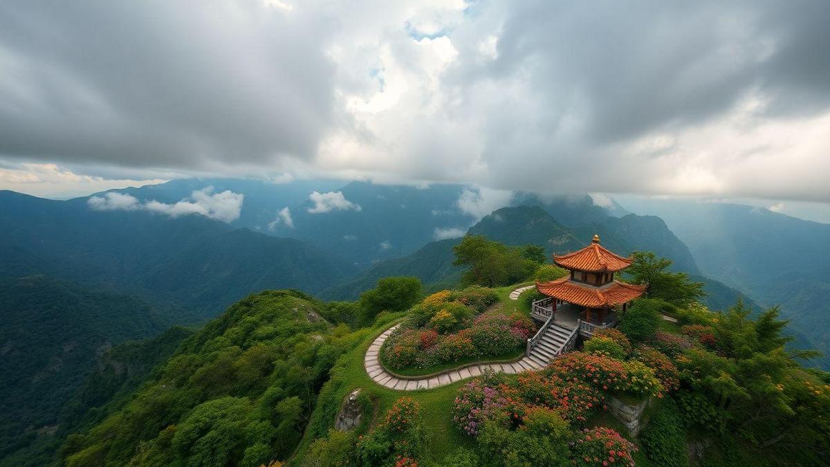 A Importância da Montanha de Filhote na China