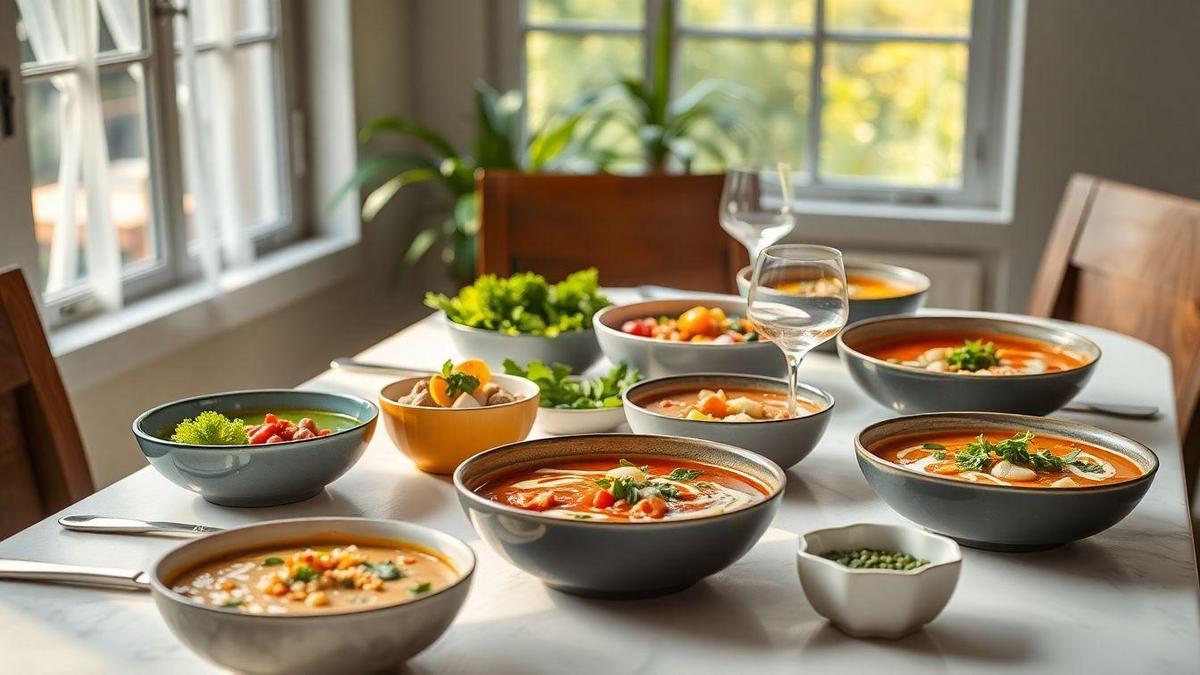 A importância das sopas na alimentação saudável