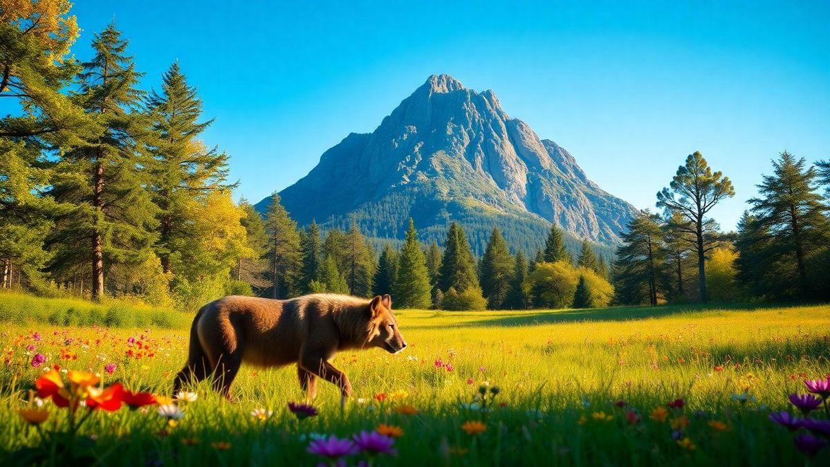 A Natureza e a Montanha de Filhote