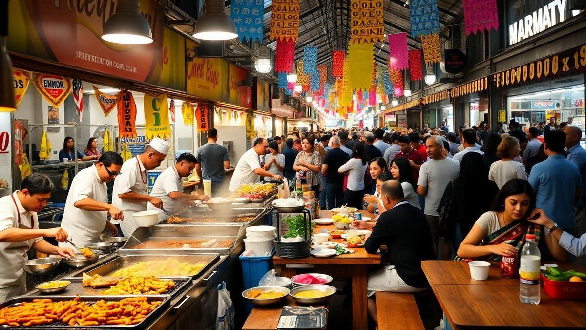 A street food e a experiência local A street food e a experiência local