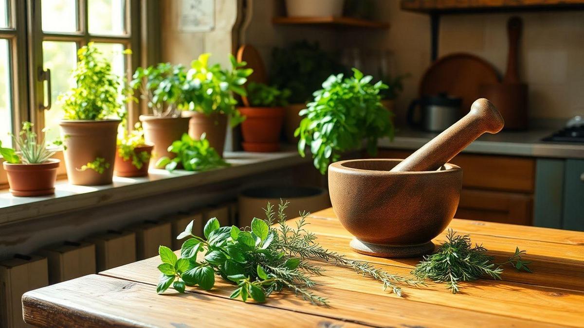 Aromatização com Ervas Frescas Aromatização com Ervas Frescas