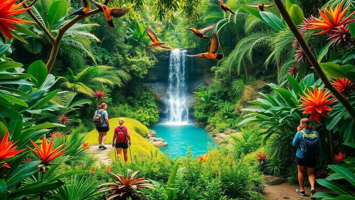 Aventura responsável em áreas tropicais