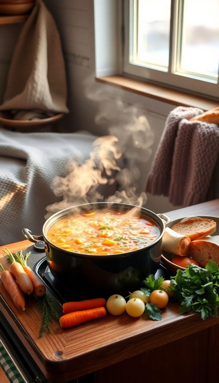 Descubra 7 receitas de sopas nutritivas para aquecer seu inverno