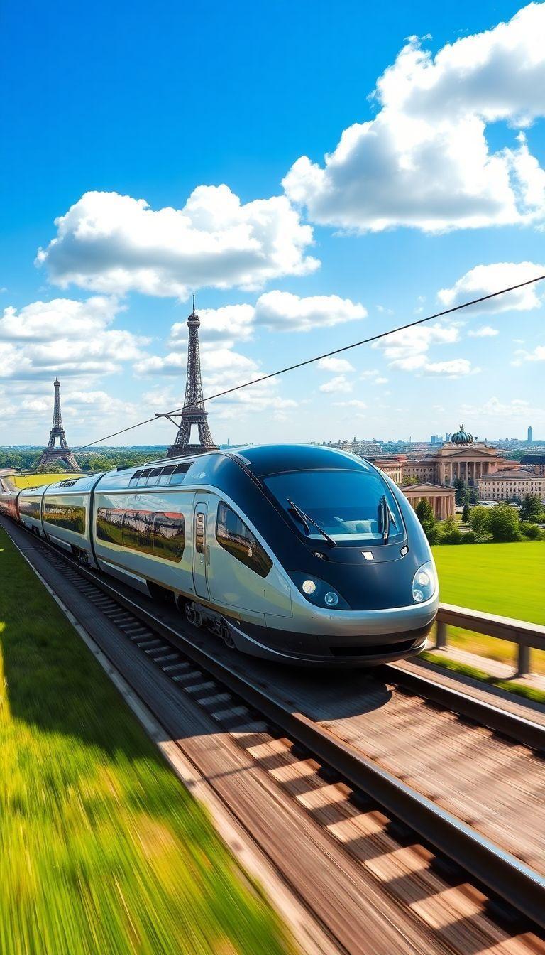 Descubra a Rota Rápida: Paris a Berlim em Apenas 320 km/h!