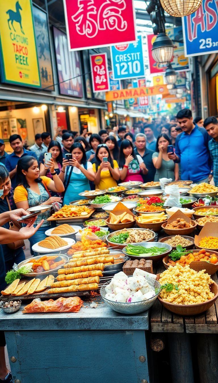 Descubra as delícias da street food icônica em suas viagens