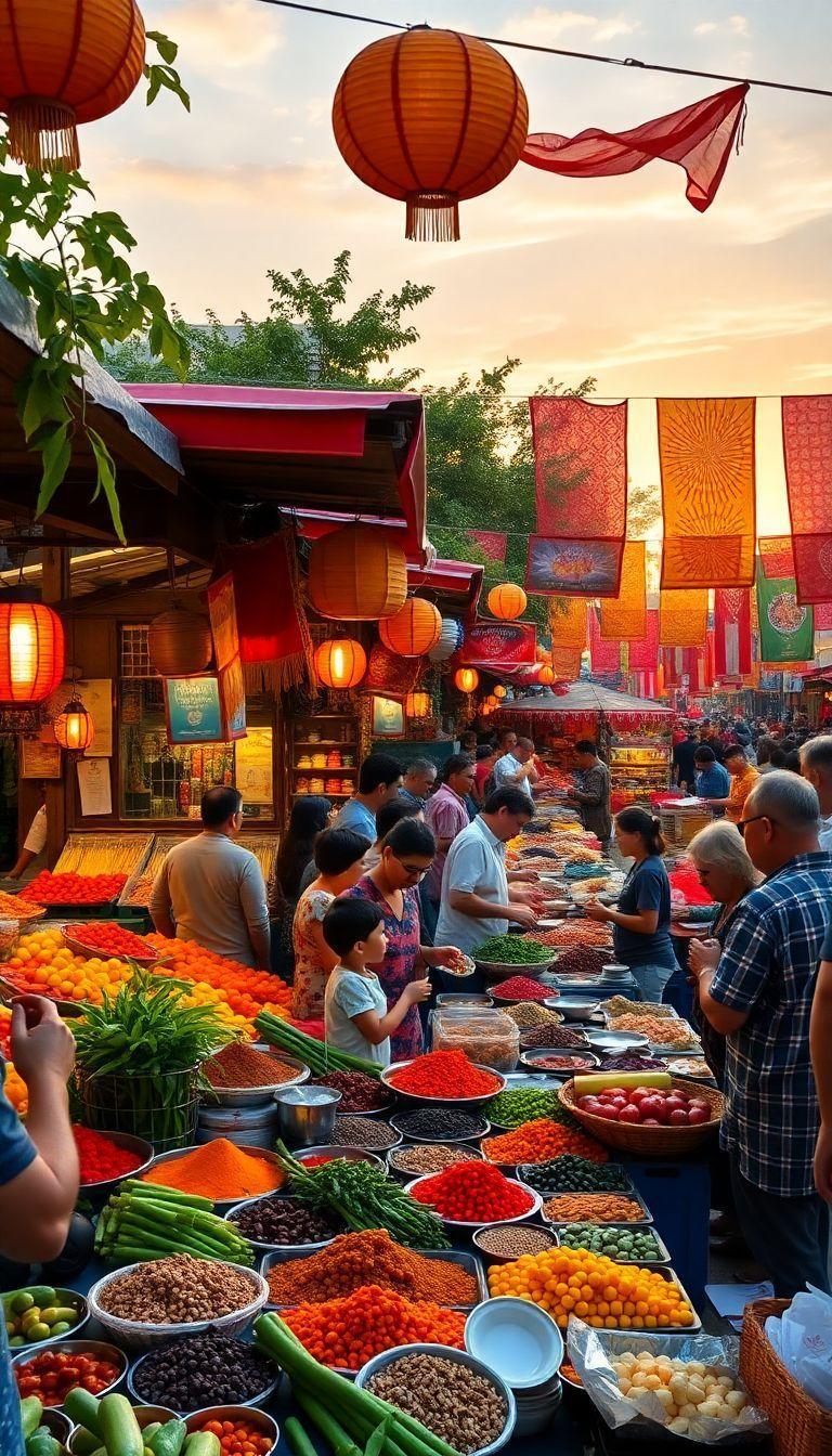 Descubra os Mercados de Comida Fascinantes ao Redor do Mundo