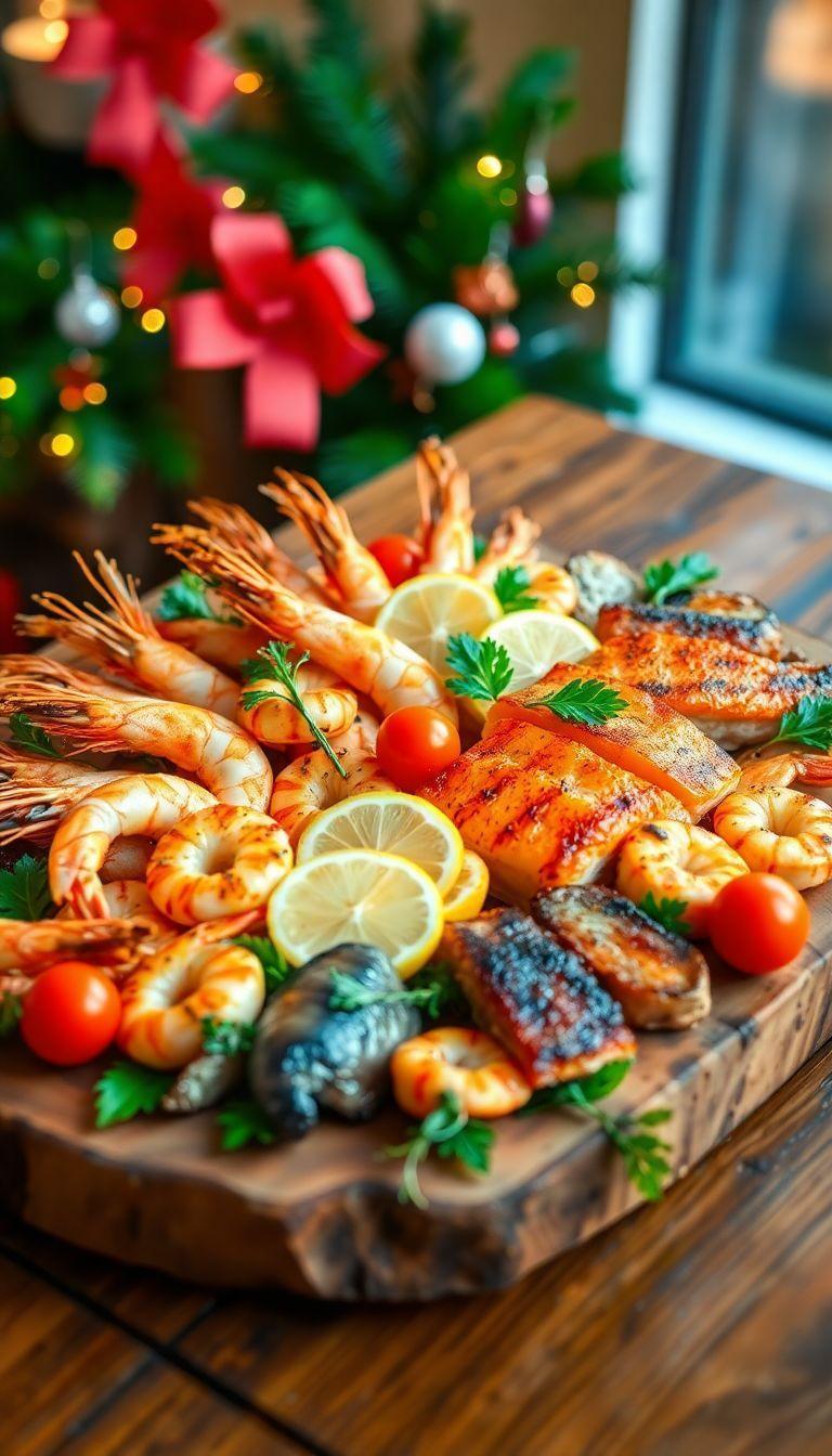 Descubra Pratos Irresistíveis de Frutos do Mar Grelhados para Festas