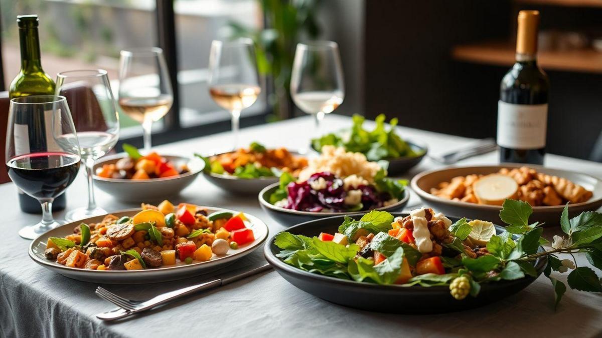 Entendendo a Harmonização de Vinhos e Pratos Vegetarianos