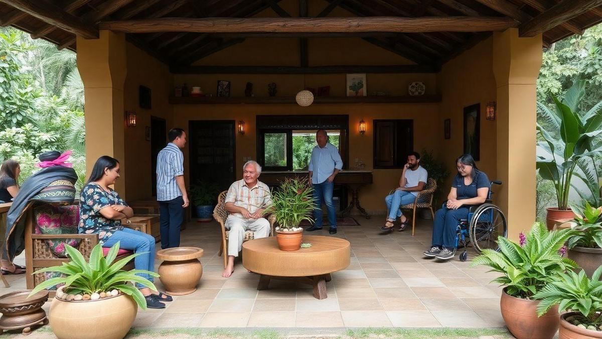 Experiências de hospedagem inclusivas