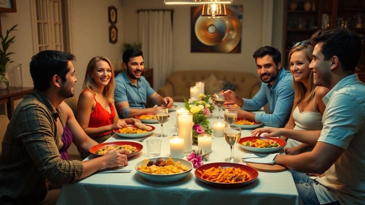 Jantar entre amigos: uma maneira divertida de se conectar