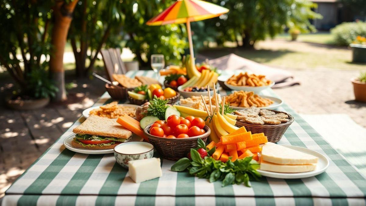 Lanches típicos de várias culturas para piqueniques no verão Lanches típicos de várias culturas para piqueniques no verão