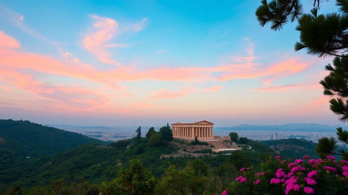 Lindas Paisagens e Natureza em Atenas