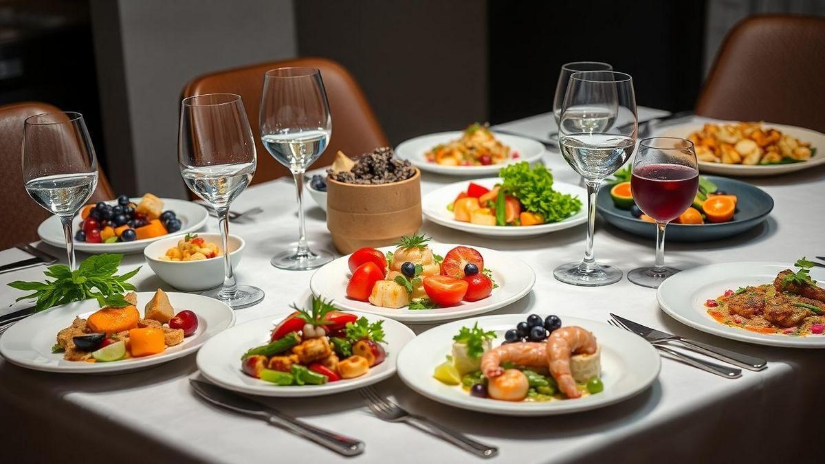 O Papel das Cores na Apresentação Culinária