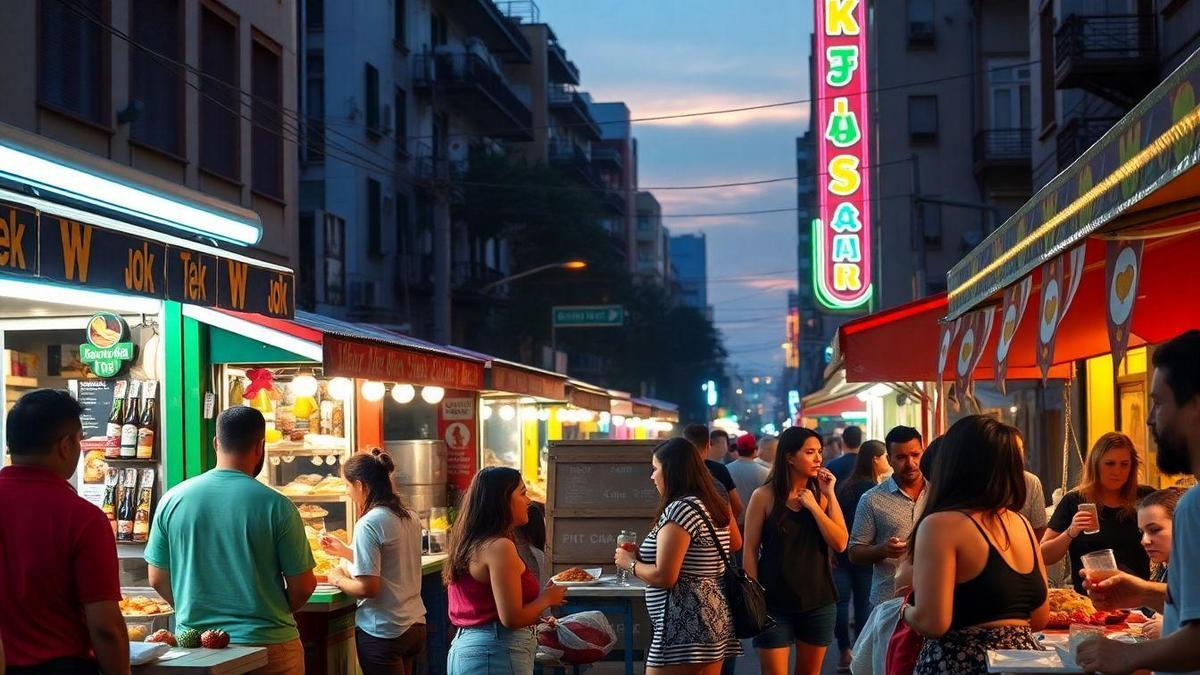 O que é a street food icônica?