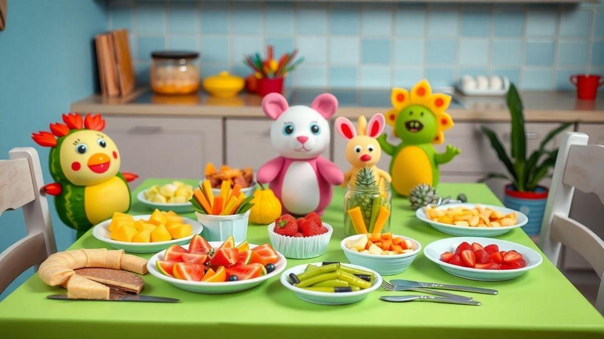 Pratos Divertidos para Crianças: Criatividade na Cozinha