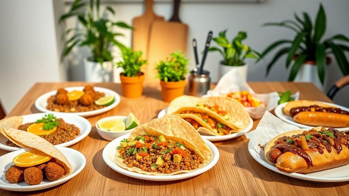 Receitas de Comida de Rua Vegana para Fazer em Casa