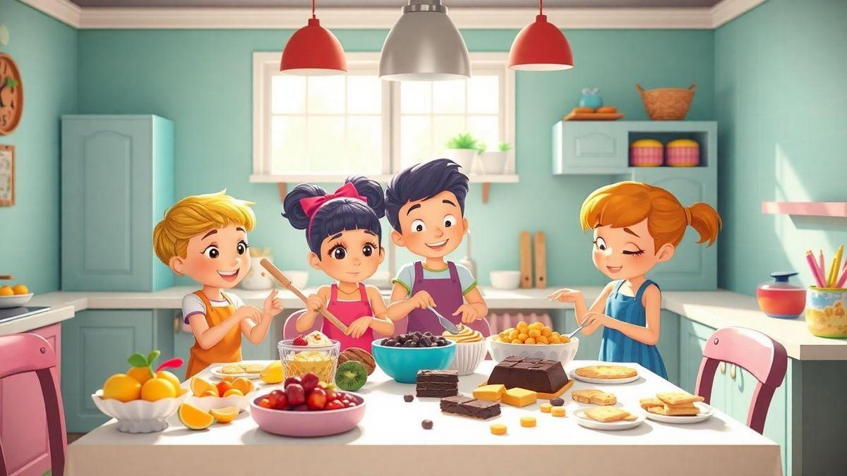 Receitas de Sobremesas Fáceis para Crianças em Casa