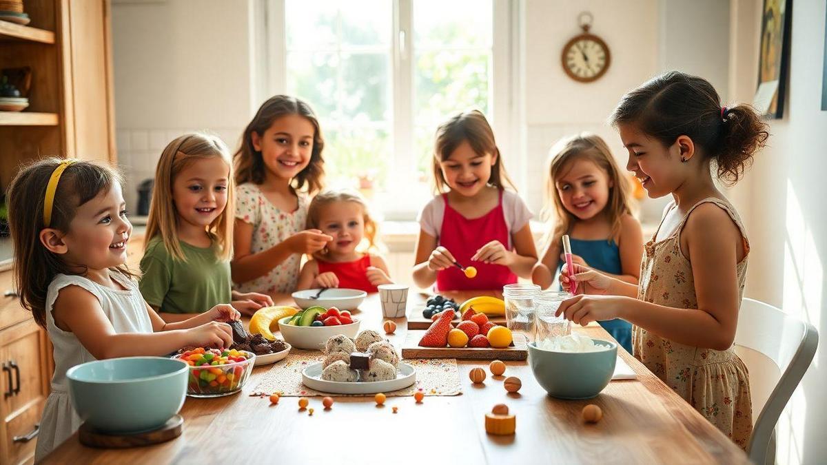 Receitas de Sobremesas Fáceis para Crianças em Casa
