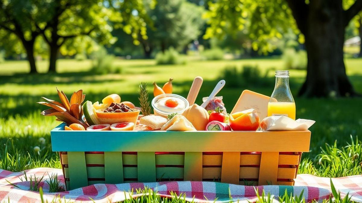 Snacks internacionais para um piquenique diferente Snacks internacionais para um piquenique diferente