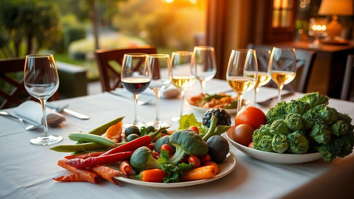Vinhos leves para diferentes vegetais