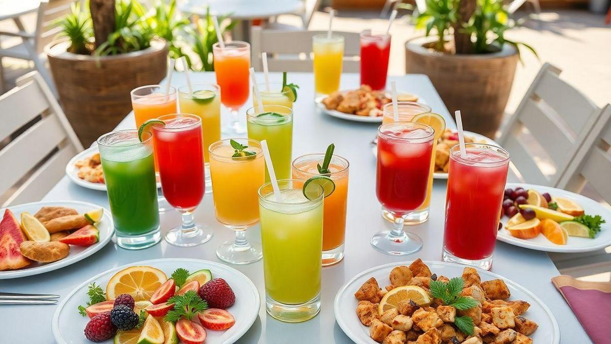 Bebidas Refrescantes para Acompanhar as Comidas Bebidas Refrescantes para Acompanhar as Comidas