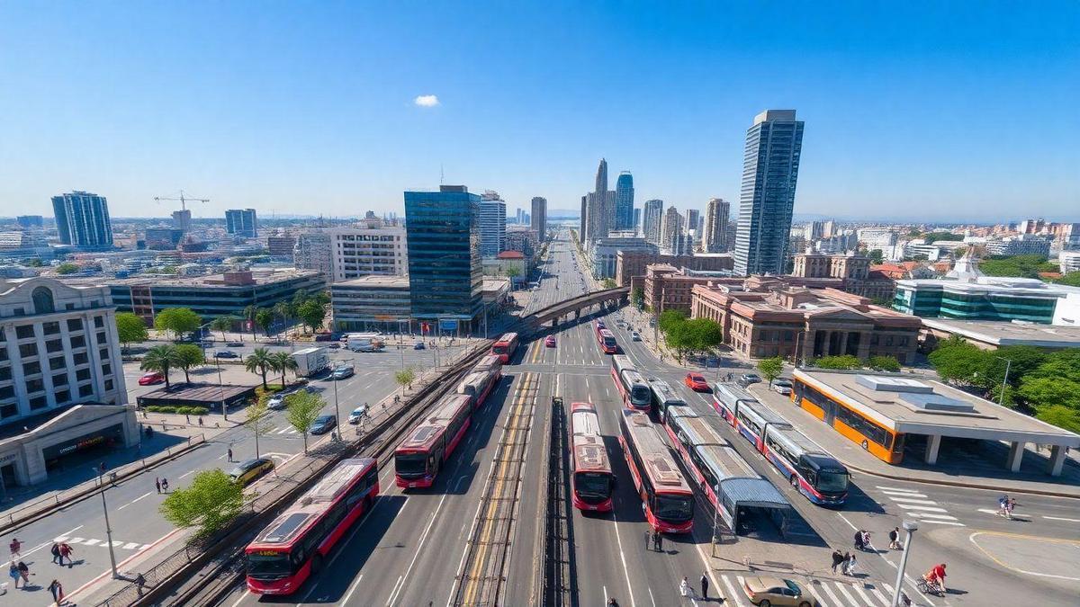Comparação de Transporte Público
