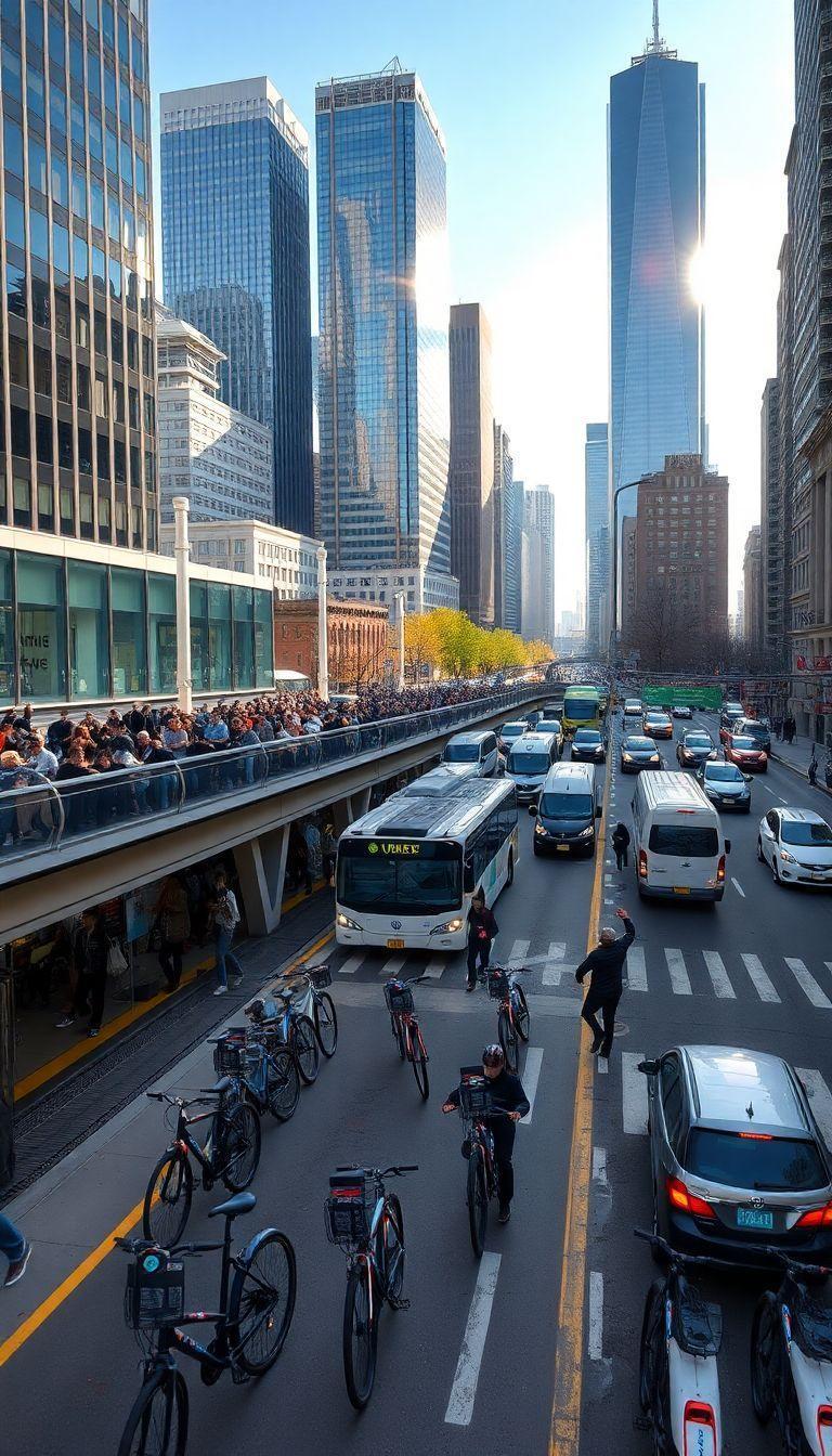 Descubra a Melhor Forma de Transporte em Grandes Cidades