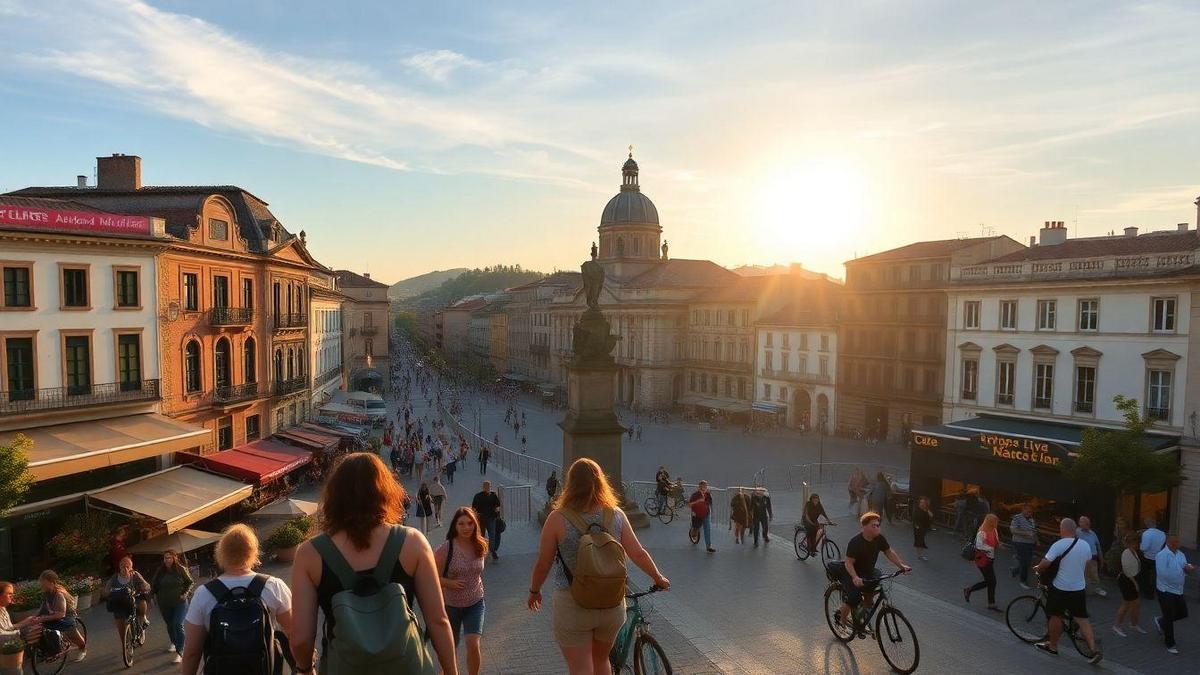 Explorando Cidades Europeias Sem Gastar